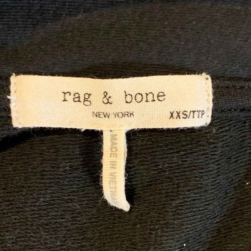 Rag & Bone Women's V Neck Long Sleeve Stretch‎ Tight Knit Sweater Size XXS